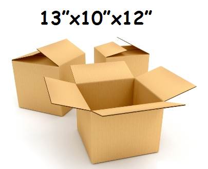 13"x10"x12" Single Wall Boxes